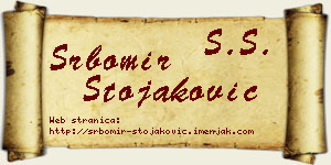 Srbomir Stojaković vizit kartica